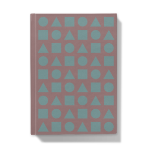 Thundercloud Shapes on Mink - Hardcover Journal - Front Cover