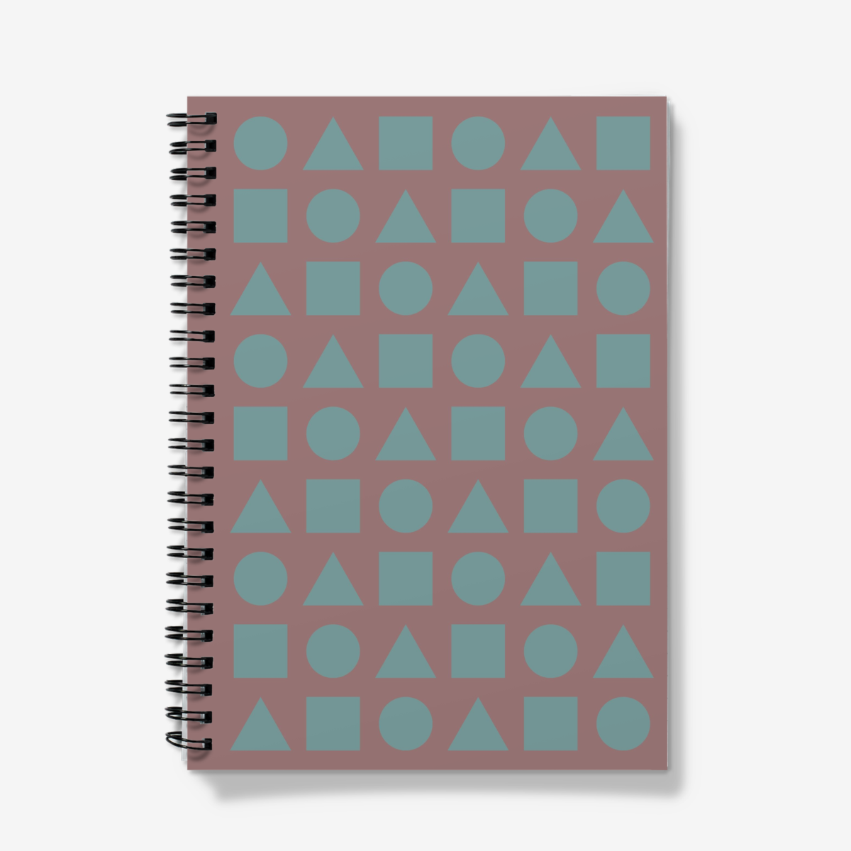 Thundercloud Shapes on Mink Spiral Notebook