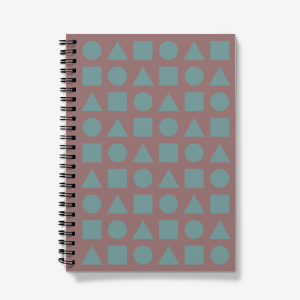 Thundercloud Shapes on Mink - A5 Spiral notebook