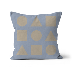 Earl Grey Shapes on Lost at Sea - Sofa Cushion