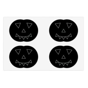 Minimal Shapes Pumpkin - Sticker - Sheet