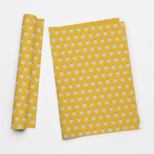 Gold Bauble Pattern - Wrapping Paper